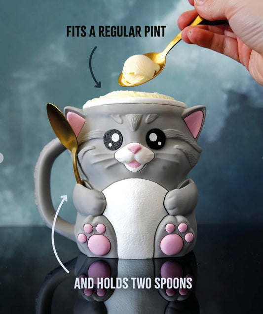 Cat Ice Cream Holder