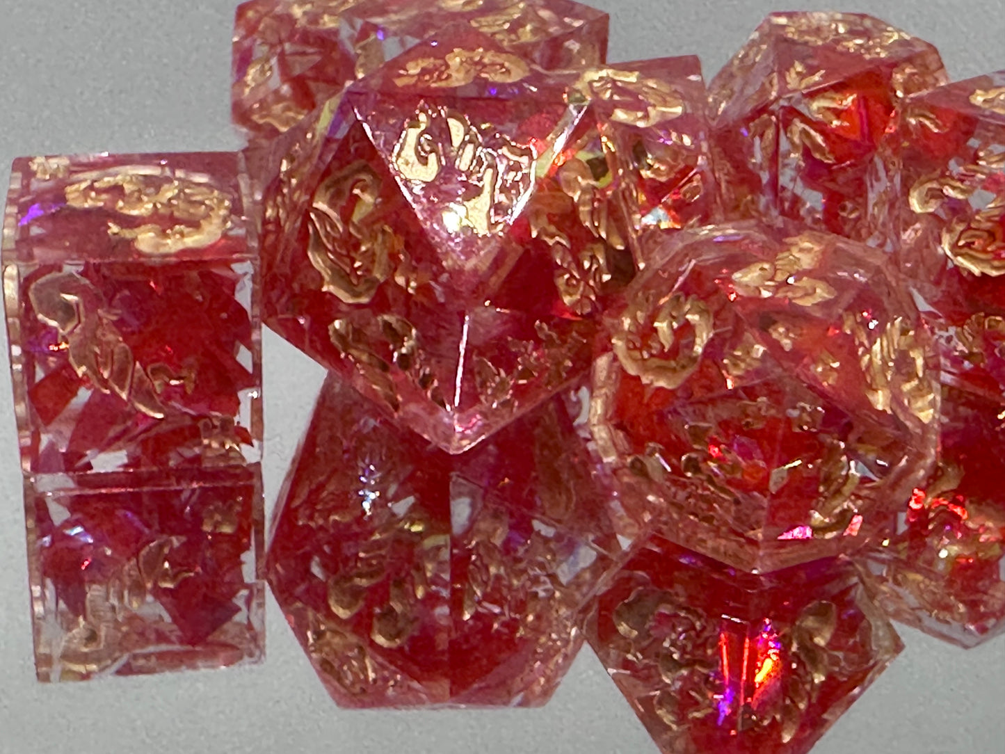 Red fire dice
