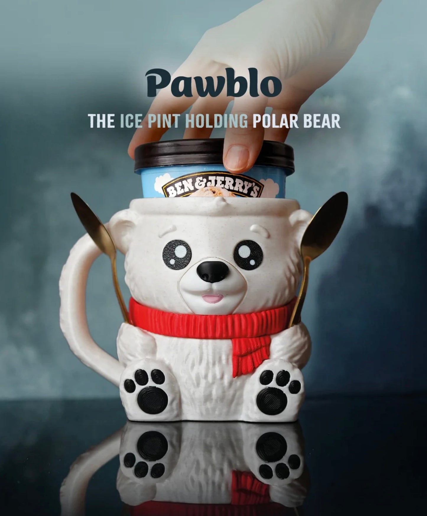 Polar Bear Ice Cream Holder