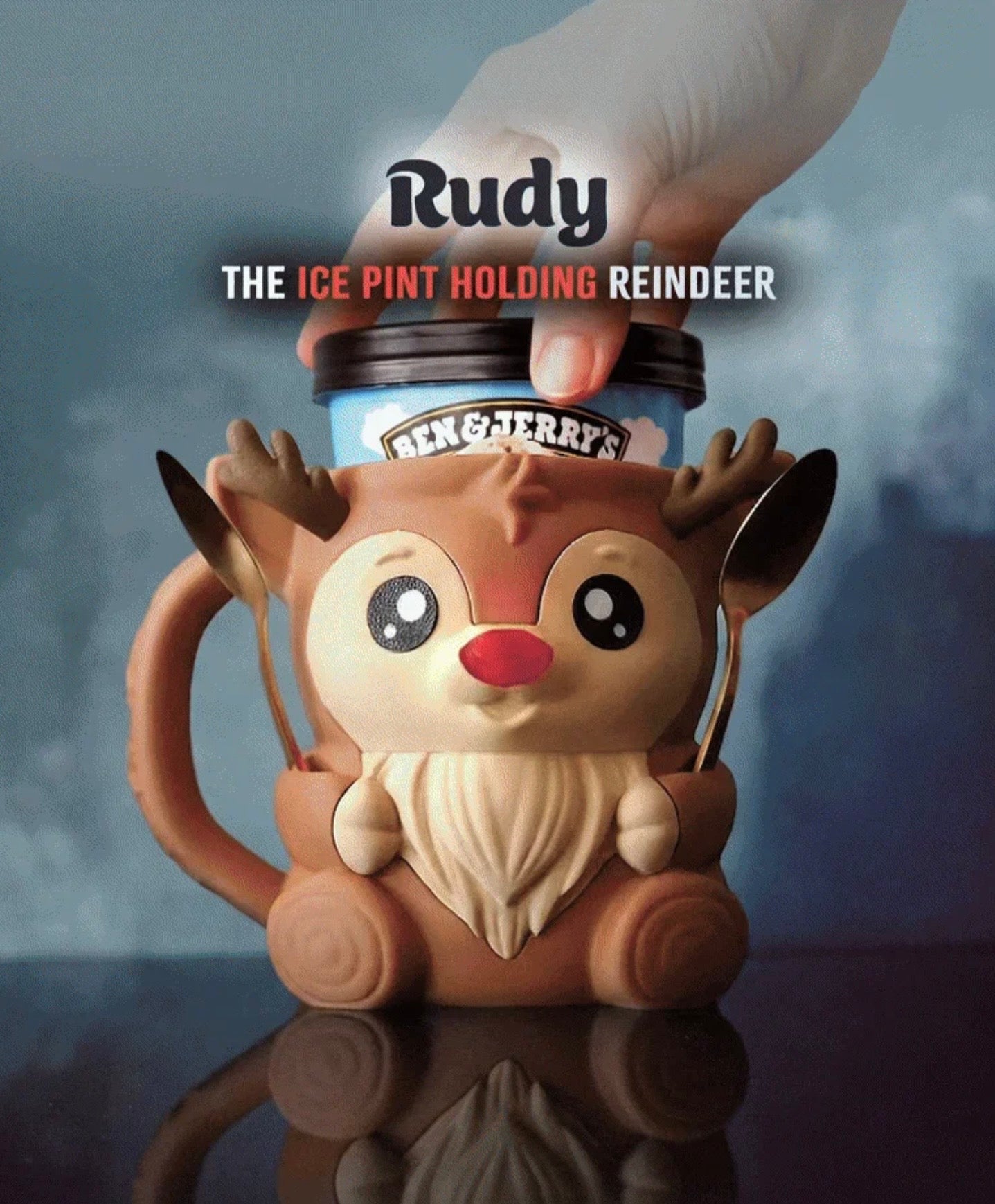 Reindeer Ice Cream Holder